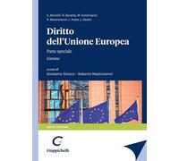 Libri Diritto Dell'unione Europea. Parte Speciale. Estratto Universita Sapienza