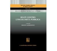 Libri Donato Castronuovo - Reati Contro L'incolumita Pubblica