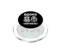 Libri E Cane Segugio Afgano Divertente Cane Levriero Afgano PopSockets PopGrip per MagSafe