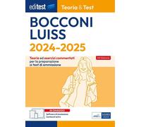 EDITEST - BOCCONI LUISS 2024-2025 - TEORIA & TEST - AA.VV. - EDITEST