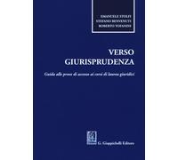 Libri Emanuele Stolfi / Stefano Benvenuti / Roberto Tofanini - Verso Giurisprude
