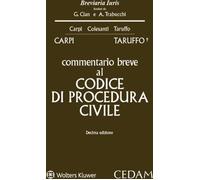 Libri Federico Carpi / Michele Taruffo - Commentario Breve Al Codice Di Procedur