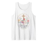 Libri Floreali per Insegnanti cristiani Apple Faith Blessing Canotta