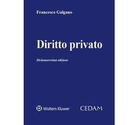 Libri Francesco Galgano - Diritto Privato