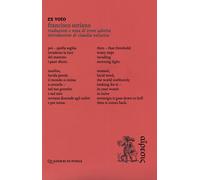 Libri Francisco Soriano - Ex Voto. Ediz. Italiana E Inglese