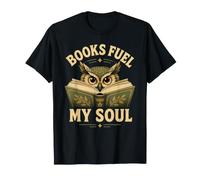 Libri Fuel My Soul Bibliotecario Insegnante Maglietta