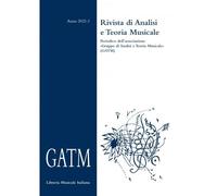 Libri GATM. Rivista Di Analisi E Teoria Musicale (2021) #01