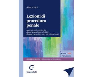 Libri Gilberto Lozzi - Lezioni Di Procedura Penale. Aggiornato Con Il Correttivo