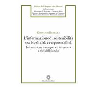 Libri Giovanni Barbara - L' Informazione Di Sostenibilita Tra Invalidita E Respo