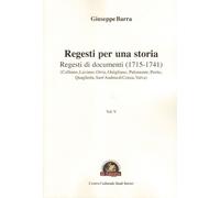 Libri Giuseppe Barra - Regesti Per Una Storia #05