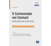 Libri Giuseppe Vitali - Il cerimoniale nei Comuni - 2021