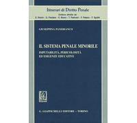 Libri Giuseppina Panebianco - Il Sistema Penale Minorile. Imputabilita, Pericolo