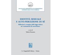 Libri Identita Sessuale E Auto-Percezione Di Se. Riflessioni A Margine Della Leg