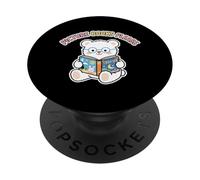 Libri illustrati Si prega di storie ancora leggere topo di biblioteca per bambini PopSockets PopGrip Adesivo
