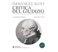 Libri Immanuel Kant - Critica Del Giudizio. Testo Tedesco A Fronte