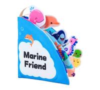 Libri In Tessuto Per Bambini - Libri In Tessuto Per Bambini | Libri Di Animali Giocattoli, Libri In Tessuto Sgrinzito, Libri Per Bambini In Tessuto Sicuro, Libro Sensorale, Giocattoli Di Stimolazione