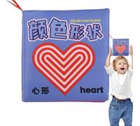 Libri in Tessuto per Libri in Morbido Tessuto colorato, Libri Morbidi, Facili da afferrare per Tirare, Masticare, 9, migliorano Le capacità di osservazione e Memoria