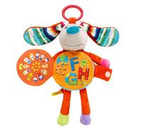 Libri in tessuto - suoni di cartoni animati animali | Libri impermeabili giocattoli accartocciati | Libro sensoriale di rughe portatili per bambini da 6 a 12