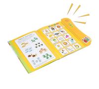 Libri Infantili con Suono | Giocattolo Educativo Bilingue Per Imparare Le Parole | Libri Didattici Con Suoni Per Imparare A Leggere | per Bambini e Bambine 3 Anni in su, Casa, Scuola, Viaggio e