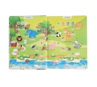 Libri interattivi per bambini - 7.8x10,55 pollici Baby Talk Libro elettronico per l'apprendimento precoce, 14 temi divertenti con 260 parole, giocattolo di sviluppo del linguaggio in linguaggio