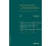 Libri Istituzioni Del Federalismo. Rivista Di Studi Giuridici E Politici (2025)
