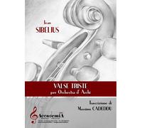 Libri Jean Sibelius - Valse Triste. Per Orchestra D'archi. Spartito