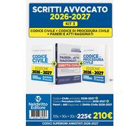 Libri Kit 3 Codice Civile Codice Di Procedura Civile Annotati Pareri Di Civile 2