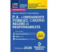 Libri L(A)W Content Book. I Manuali Superiori Tematici. P.A. E Dipendenti 2026 P