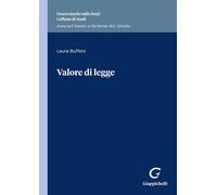 Libri Laura Buffoni - Valore di legge - 2023