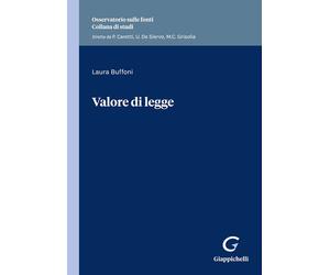 Libri Laura Buffoni - Valore di legge - 2023