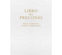 Libri Libro Del Preconio Per Le Comunita Di Rito Ambrosiano