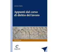 Libri Lorenzo Gaeta - Appunti Dal Corso Di Diritto Del Lavoro