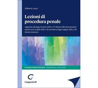 Libri Lozzi-Lezioni Proc. Penale.Xvii