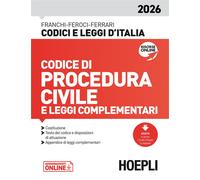 Codice di procedura civile e leggi complementari 2026 - Franchi Luigi, Fer...