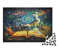 Libri magici Jigsaw Puzzle Impossibili 1000Pcs Libro magico colorato Decorazione Per La Casa. Giochi Rilassamento E Intelligence Per Adulti E Ragazzi Da 14 Anni 1000pcs (75x50cm)