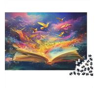 Libri magici Puzzle Impossibili 1000Pcs Libro magico colorato Decorazione Per La Casa. Giochi Rilassamento E Intelligence Per Adulti E Ragazzi Da 14 Anni 1000pcs (75x50cm)