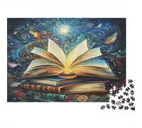 Libri magici Puzzle Impossible 1000 Pezzi Libro magico colorato Decorazione Per La Casa. Rilassamento E Intelligence Per Adulti E Ragazzi Da 14 Anni 1000pcs (75x50cm)