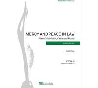 Mercy and peace in law. Piano Trio (violin, cello and piano). Partitura. E...