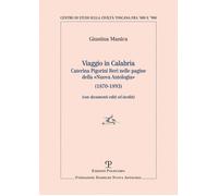 Libri Manica Caterina - Viaggio In Calabria. Caterina Pigorini Beri Nelle Pagine