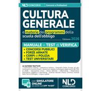 Libri Manuale Di Cultura Generale Per Tutti I Concorsi 2026 Con Schemi E Tabelle