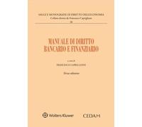 Libri Manuale Di Diritto Bancario E Finanziario