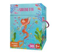 La sirenetta. Puzzle e libro. Ediz. a colori. Con puzzle - Marcolin Roberta