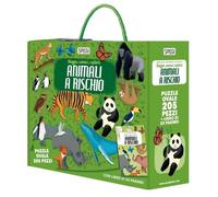 Animali a rischio. Viaggia, conosci, esplora. Ediz. a colori. Con puzzle