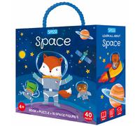 Space. Q-box. Ediz. a colori. Con 10 figure spaziali. Con puzzle