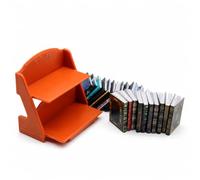 Libri Miniatura, Libreria per Casa | 35 libri con libreria plastica e carta patinata - per casa delle bambole - per bambini - per regalo