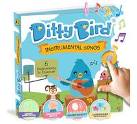 Libri Musicali Ditty Bird per Bambini: Divertente Libro sugli Strumenti e Filastrocca. Interattivi da 1 a 3 anni. Sonori e Resistenti al Gioco.