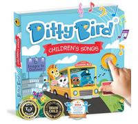 Libri Musicali Ditty Bird per Bambini: Filastrocche divertenti come "The Wheels On The Bus" con suoni interattivi. Adatti a bambini da 1 a 3 anni. Libri sonori resistenti.