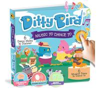 Libri Musicali Ditty Bird per Bambini | Libro Sonoro Elettronico Edizione Danza | Libri Interattivi e Divertenti per Bambini da 1 a 3 anni | Libro Parlante Sensoriale e Resistente per Bambini