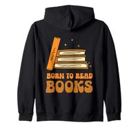 Libri Nati per Leggere Lettore Libro Leggi Lettori Lettura Felpa con Cappuccio