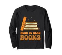 Libri Nati per Leggere Lettore Libro Leggi Lettori Lettura Maglia a Manica